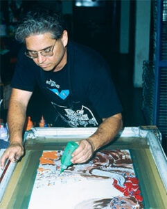 Wayne Alaniz Healy monoprinting